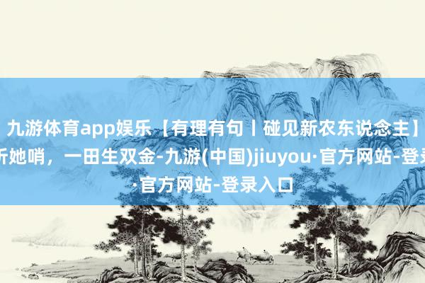 九游体育app娱乐【有理有句丨碰见新农东说念主】万鸭听她哨，一田生双金-九游(中国)jiuyou·官方网站-登录入口