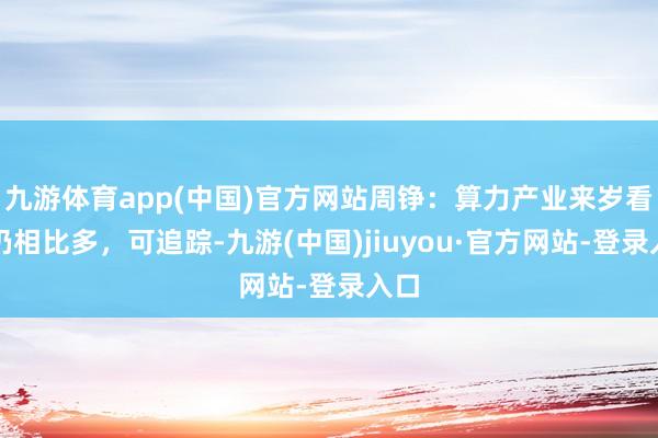 九游体育app(中国)官方网站周铮：算力产业来岁看点仍相比多，可追踪-九游(中国)jiuyou·官方网站-登录入口